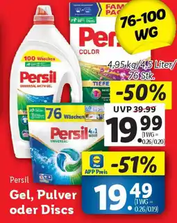 Lidl Gel, Pulver Angebot