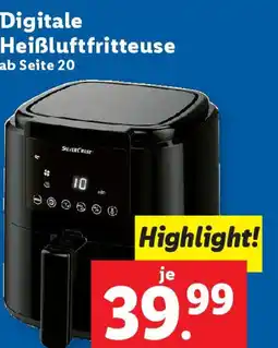 Lidl Digitale Heißluftfritteuse Angebot