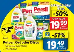 Lidl Pulver, Gel oder Discs Angebot
