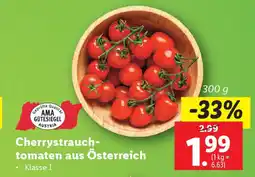 Lidl Cherrystrauch- tomaten aus Österreich Angebot
