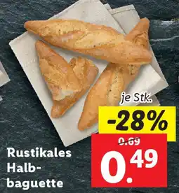Lidl Rustikales Halb- baguette Angebot