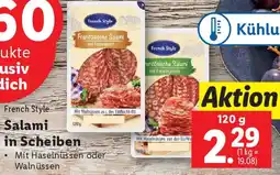 Lidl Salami in Scheiben Angebot