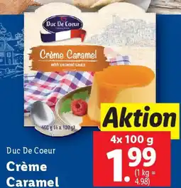 Lidl Crème Caramel Angebot