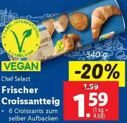 Lidl Frischer Croissantteig Angebot