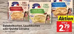 Lidl Zwiebelkuchen Zwiebelkuchen, Lauchkuchen oder Quiche Lorraine Angebot