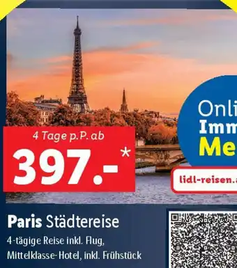 Lidl Paris Städtereise Angebot