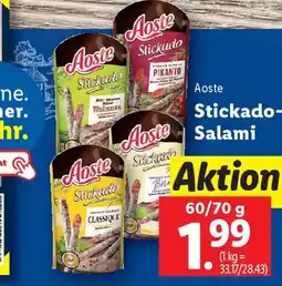 Lidl Stickado- Salami Angebot