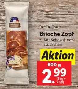 Lidl Brioche Zopf Angebot