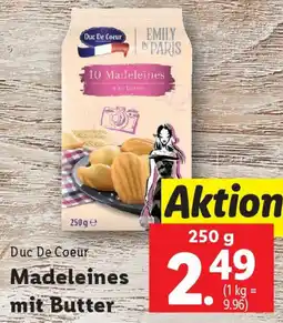 Lidl Madeleines mit Butter Angebot