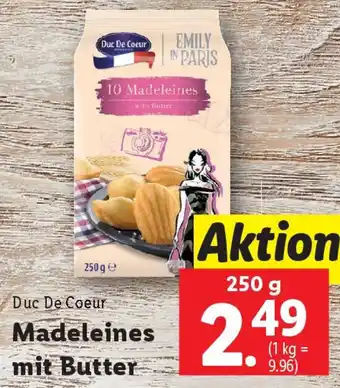 Lidl Madeleines mit Butter Angebot