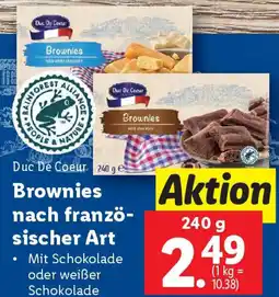 Lidl Brownies nach franzö- sischer Art Angebot