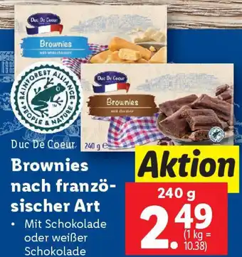 Lidl Brownies nach franzö- sischer Art Angebot