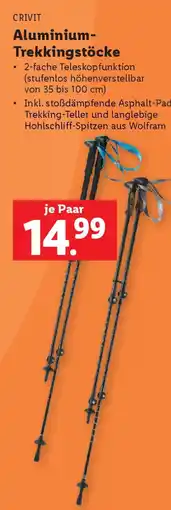 Lidl Aluminium- Trekkingstöcke Angebot