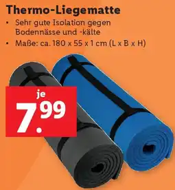Lidl Thermo-Liegematte Angebot
