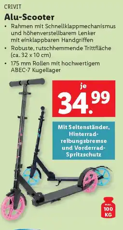Lidl Alu-Scooter Angebot