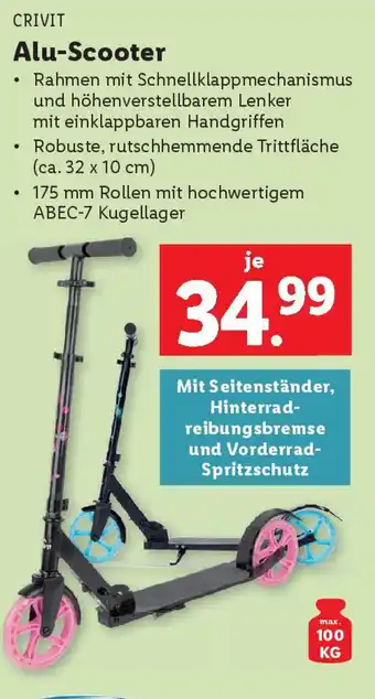Lidl Alu-Scooter Angebot