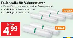 Lidl Folienrolle für Vakuumierer Angebot
