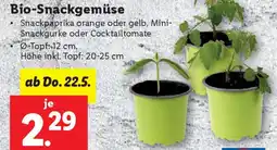 Lidl Bio-Snackgemüse Angebot