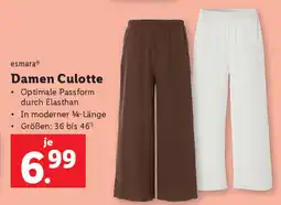 Lidl Damen Culotte Angebot