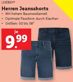 Lidl Herren Jeansshorts Angebot
