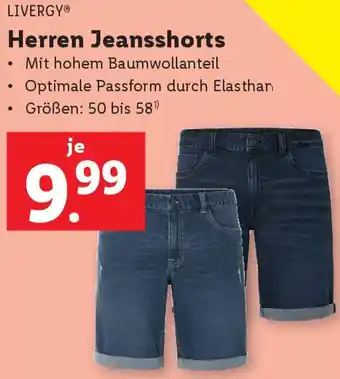 Lidl Herren Jeansshorts Angebot