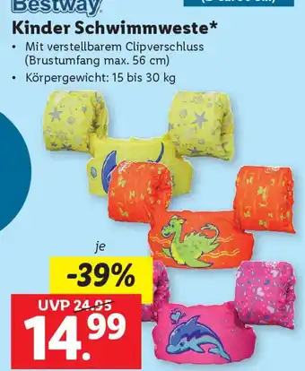 Lidl Kinder Schwimmweste Angebot