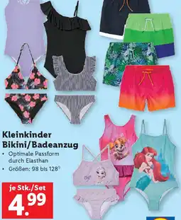 Lidl Kleinkinder Bikini/Badeanzug Angebot