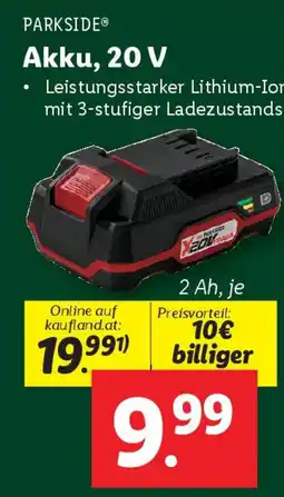 Lidl Akku, 20 V Angebot