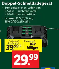 Lidl Doppel-Schnellladegerät Angebot