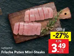 Lidl Frische Puten Mini-Steaks Angebot