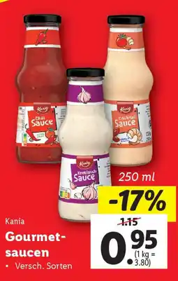 Lidl Gourmet- saucen Angebot