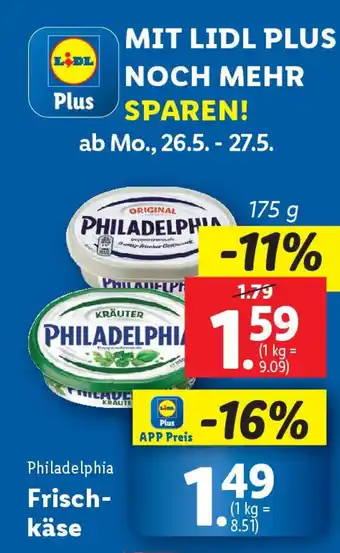 Lidl Frisch- käse Angebot