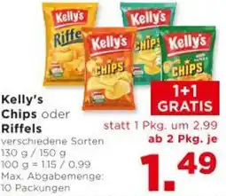 Unimarkt Kelly's chips riffe Angebot