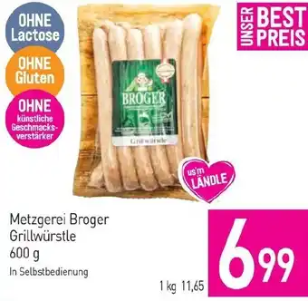 Sutterlüty Metzgerei Broger Grillwürstle Angebot