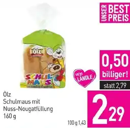 Sutterlüty Ölz Schulmaus mit Nuss-Nougatfüllung Angebot