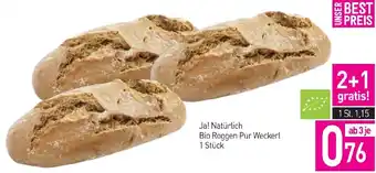 Sutterlüty Ja! Natürlich Bio Roggen Pur Weckerl Angebot