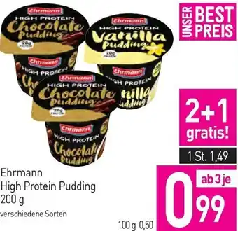 Sutterlüty Ehrmann high protein chocolaty pudding Angebot