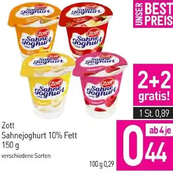 Sutterlüty Zott Sahnejoghurt Angebot