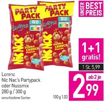 Sutterlüty Lorenz Nic Nac's Partypack Angebot