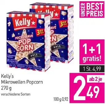 Sutterlüty Kelly's Mikrowellen Popcorn Angebot
