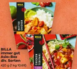 Billa Billa immer gut Asia-Box Angebot