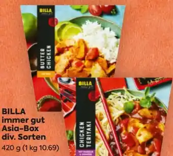 Billa Billa immer gut Asia-Box Angebot