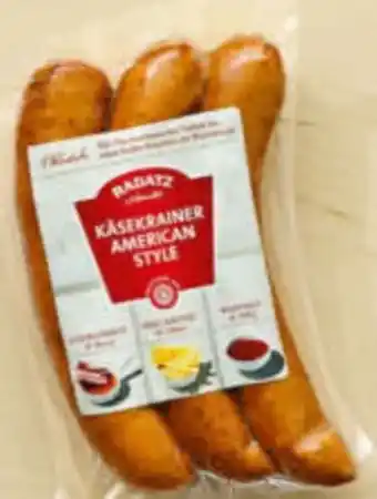 Billa Radatz American Style Käsekrainer Mix Angebot