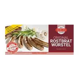 Billa Berger Original Rostbratwürstel Angebot