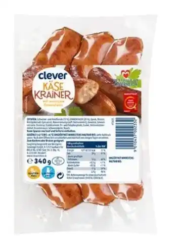 Billa Clever Käsekrainer Angebot