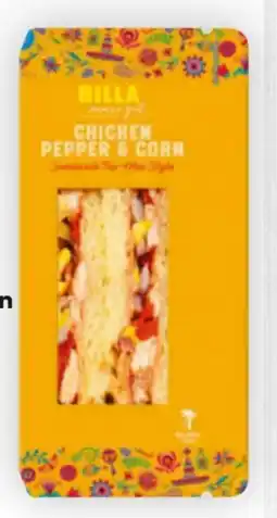 Billa Billa immer gut Sandwich Tex-Mex Chicken Pepper & Corn Angebot