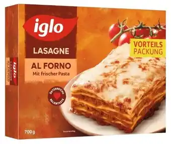 Billa Iglo Lasagne al Forno Angebot