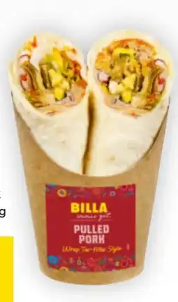 Billa Billa immer gut Wrap Tex-Mex Pulled Pork Angebot