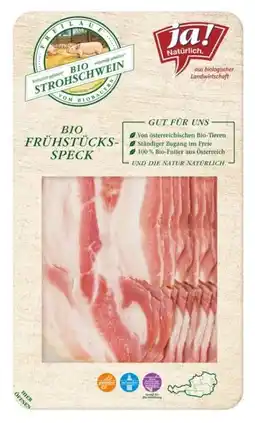 Billa ja!natürlich Bio Frühstücksspeck Angebot
