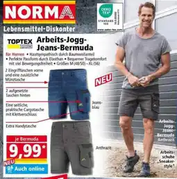Norma Arbeits-Jogg-Jeans-Bermuda Angebot